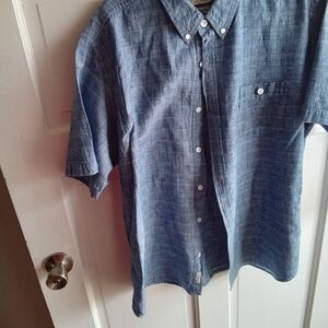 Weatherproof Vintage Men's Linen Button Down Shirt Size  XXL